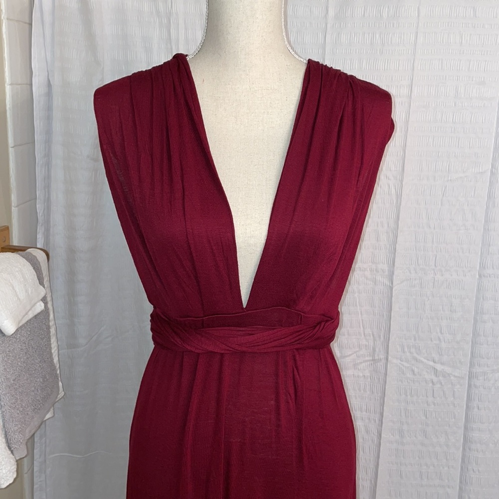 Multi-Way Maxi Dress - Pleated Luxury Design